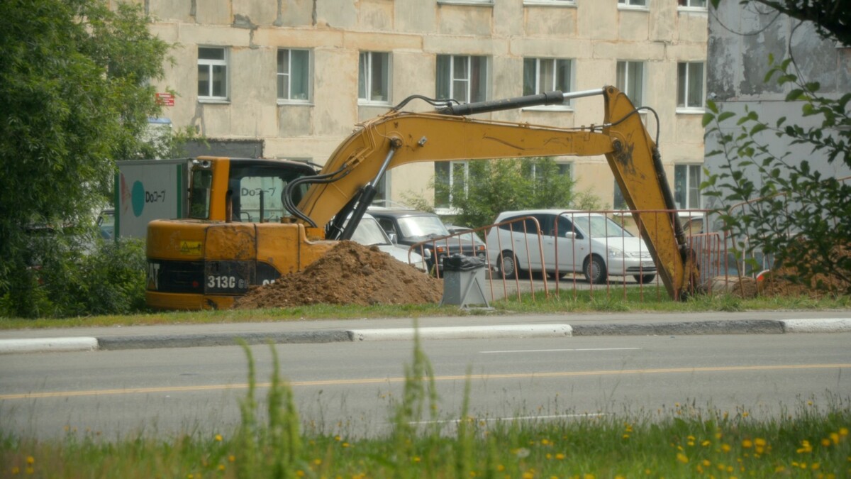Стартовал первый этап работ по благоустройству проспекта в центре Вилючинска
